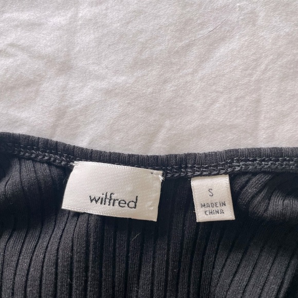 Black Wilfred bodysuit with low cut back. - Picture 3 of 3